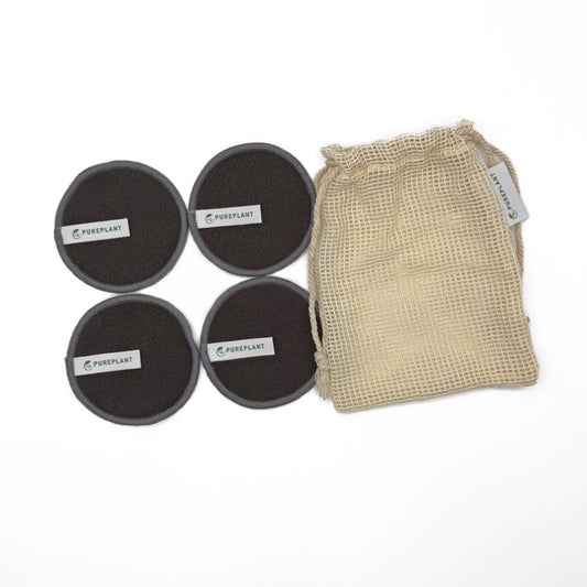 Reusable Facial Cotton Rounds - Bamboo Charcoal