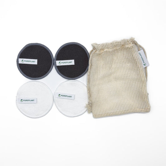 Reusable Facial Cotton Rounds - Bamboo + 100% Cotton Set